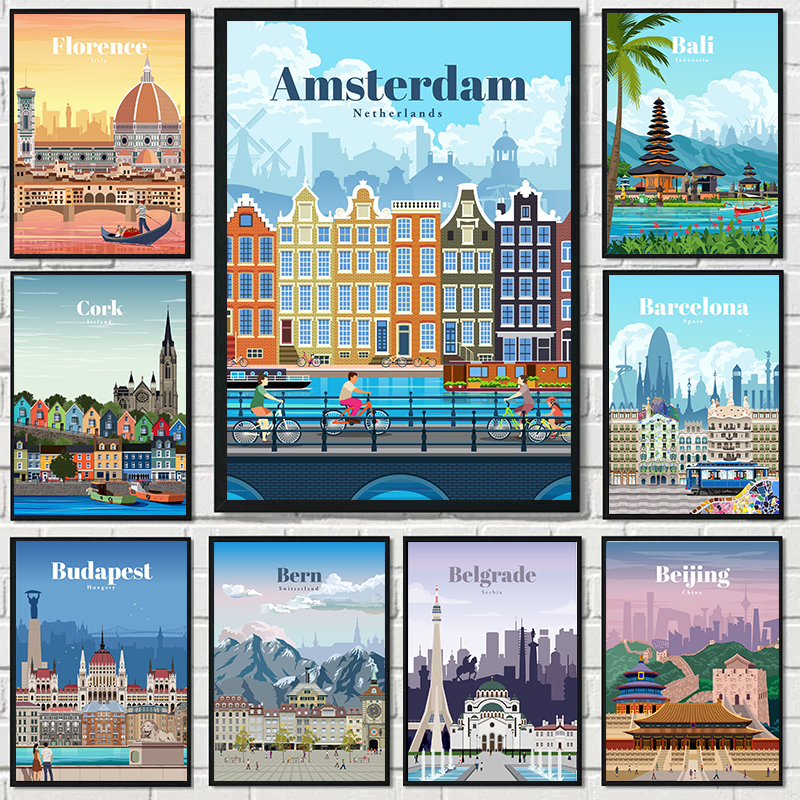 Amsterdam Tokyo London Iceland - Resin Art Bali ulasan dan harga