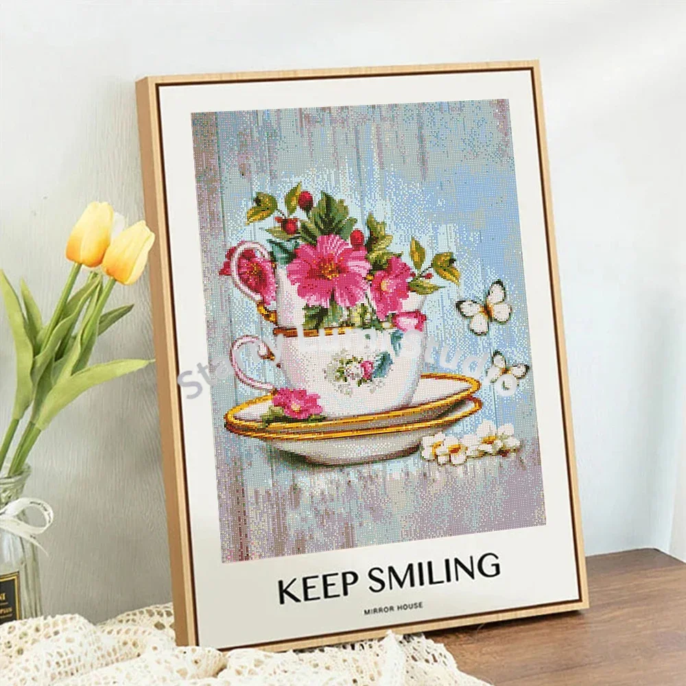 5D Diamond Painting Book Coffe - Resin Art Wall ulasan dan harga