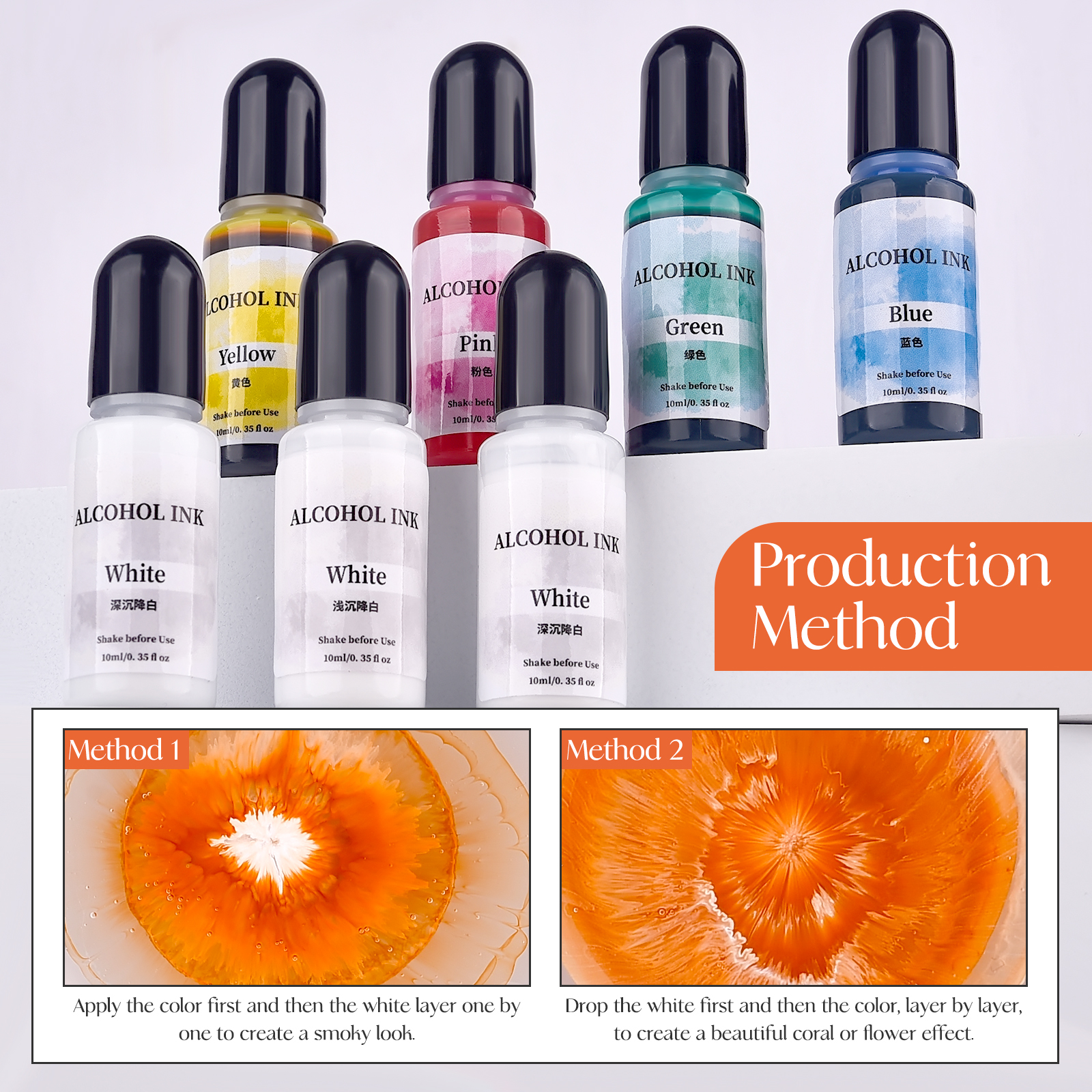 10ml Epoxy Resin Pigment Art I - Resin Art Alcohol Ink ulasan dan harga