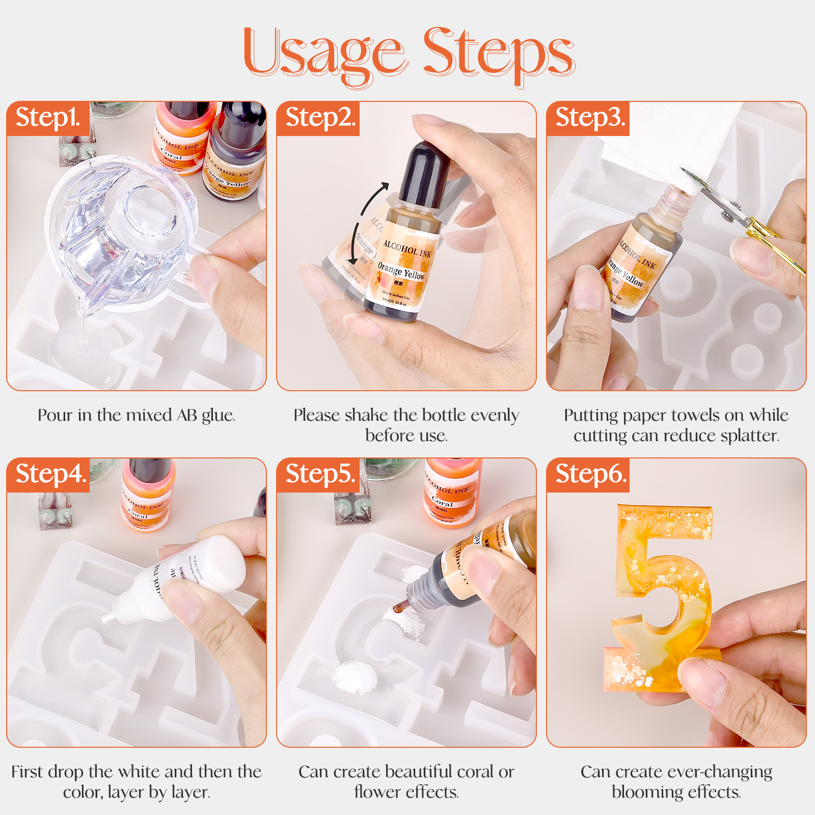 10ml Epoxy Resin Pigment Art I - Resin Art Alcohol Ink ulasan dan harga