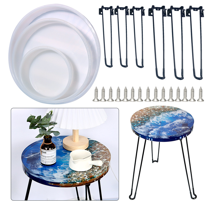 Large Round Tray UV Resin Mold - Resin Art Tray ulasan dan harga