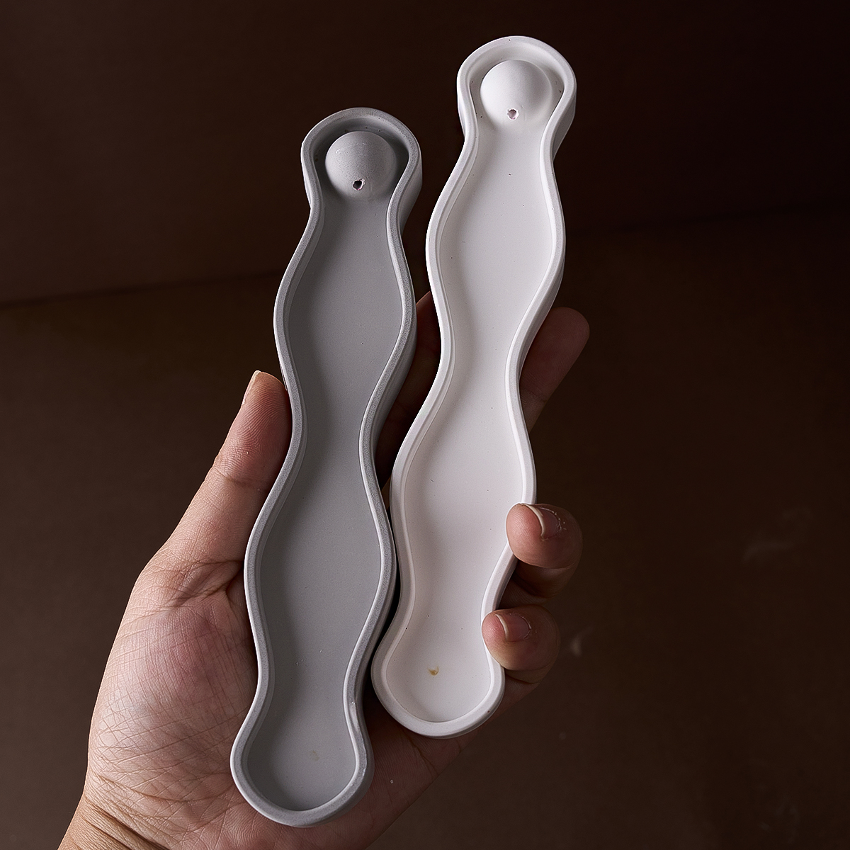 Wave Long Incense Insert Tray  - Resin Art Tray ulasan dan harga