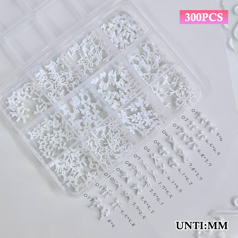12 Grids Colorful Bowknot Set  - Resin Art Accessories ulasan dan harga
