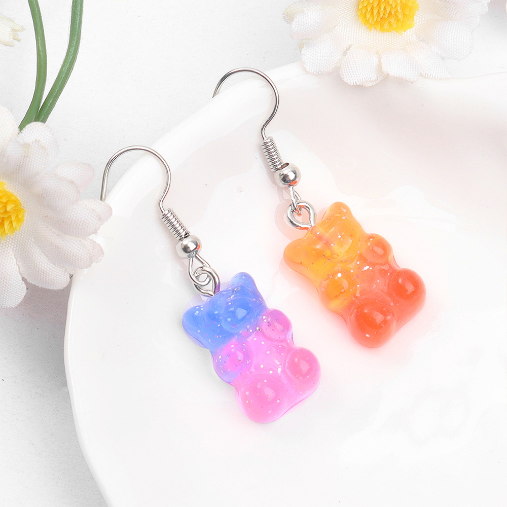 60pcs Dual Color Resin Bear Sh - Resin Art Accessories ulasan dan harga
