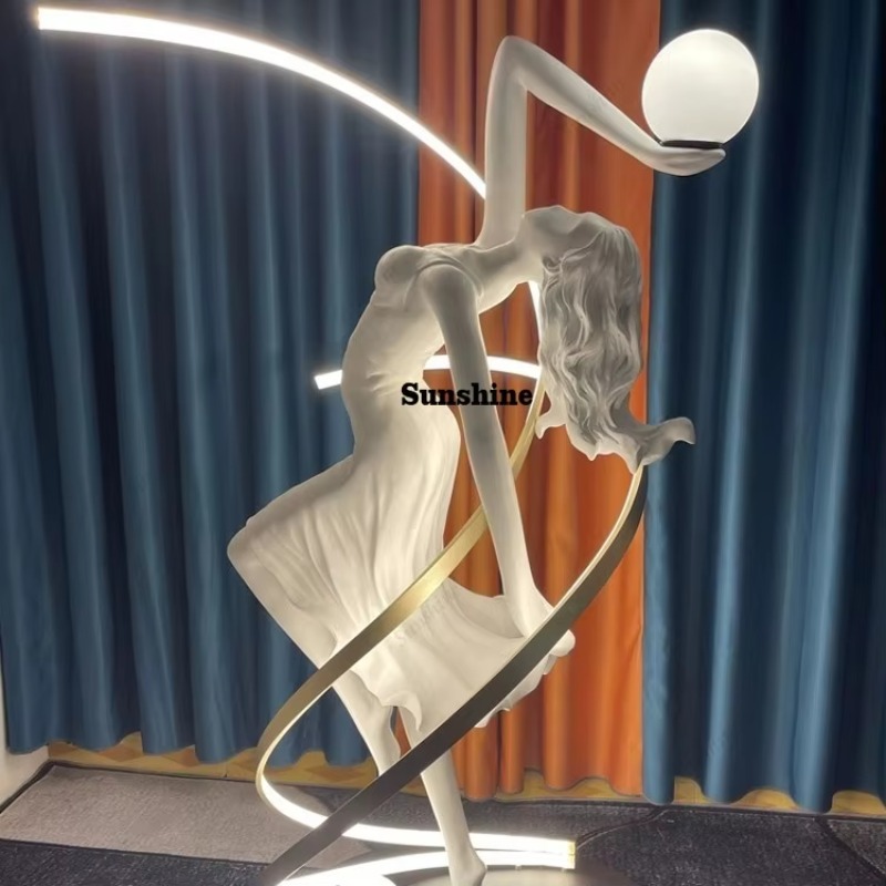 Abstract Sculpture 3-color Lig - Resin Art Lamp ulasan dan harga