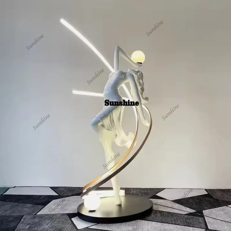 Abstract Sculpture 3-color Lig - Resin Art Lamp ulasan dan harga