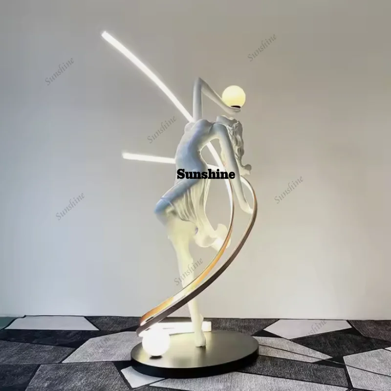 Abstract Sculpture 3-color Lig - Resin Art Lamp ulasan dan harga