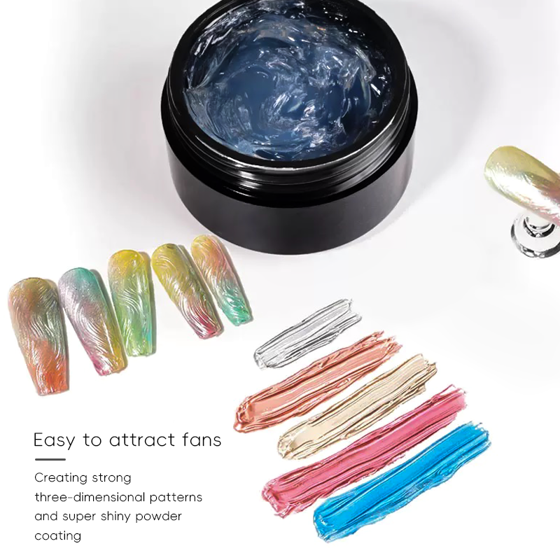 5ml 3D Clear Nail Gel Mirror P - Resin Art Gel ulasan dan harga