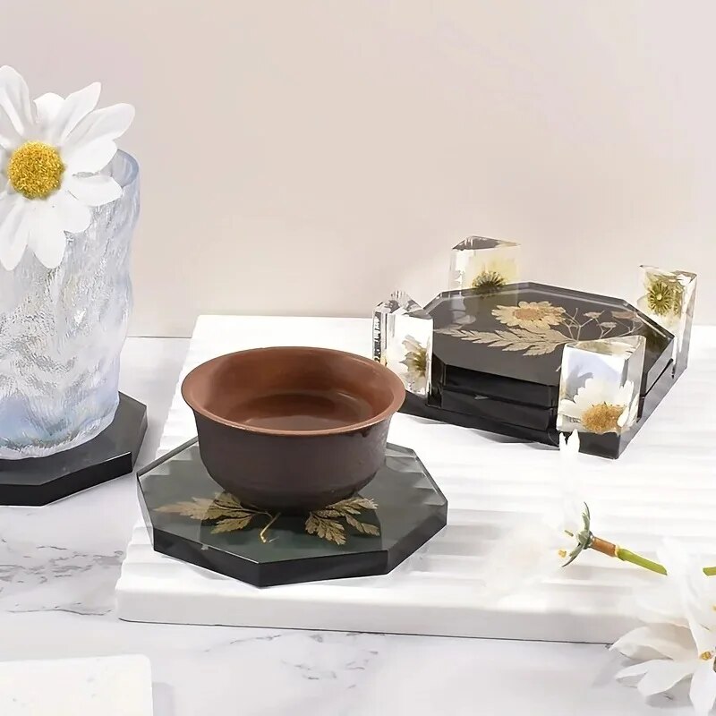 Coaster Resin Molds Set Includ - Resin Art Case ulasan dan harga