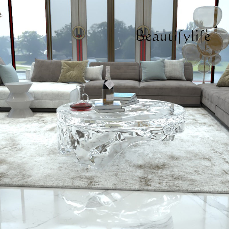 Modern minimalist art special- - Resin Art Coffee Table ulasan dan harga