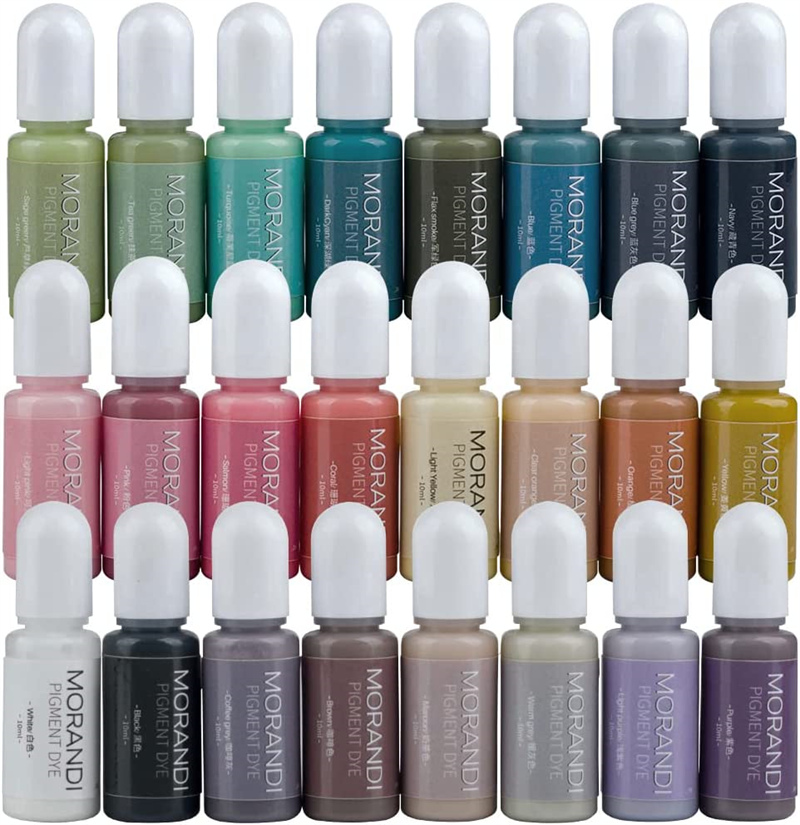 24Colors Morandi Opaque Color  - Resin Art Alcohol Ink ulasan dan harga