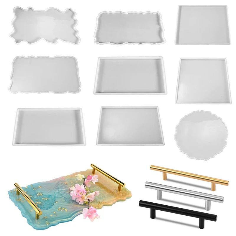 Tray Epoxy Resin Silicone Mold - Resin Art Tray ulasan dan harga