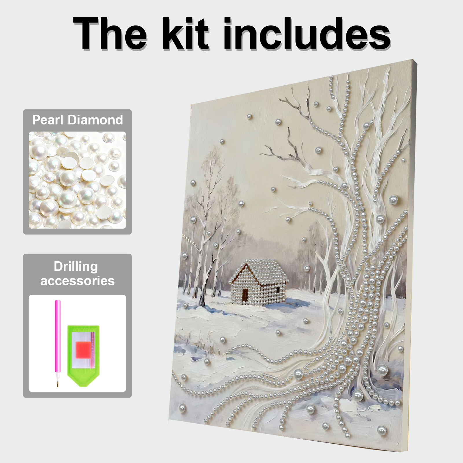 DIY Diamond Painting Pearl Gem - Resin Art Frame ulasan dan harga
