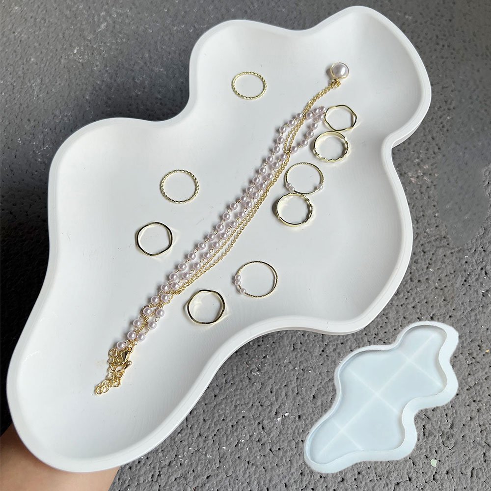 Cloud Storage Tray Concrete Mo - Resin Art Tray ulasan dan harga