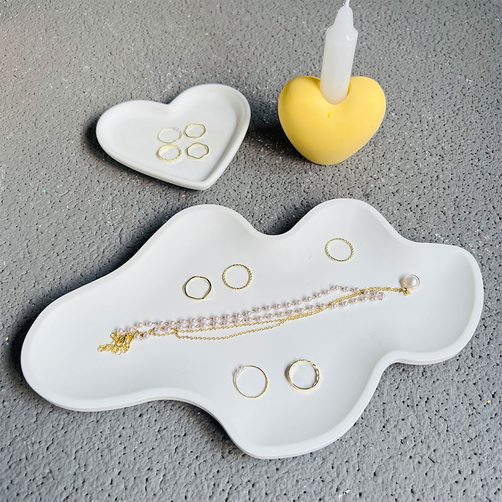 Cloud Storage Tray Concrete Mo - Resin Art Tray ulasan dan harga