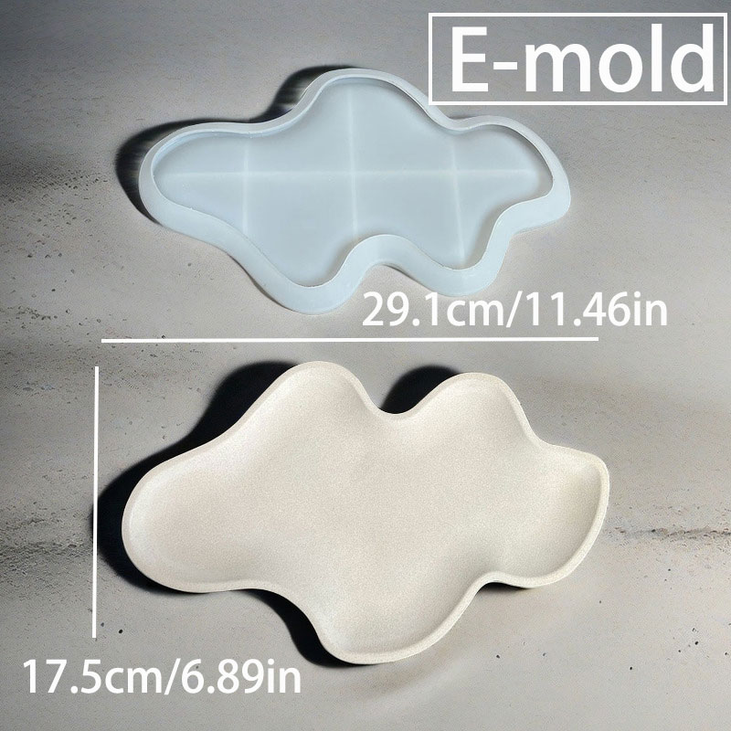 Cloud Storage Tray Concrete Mo - Resin Art Tray ulasan dan harga