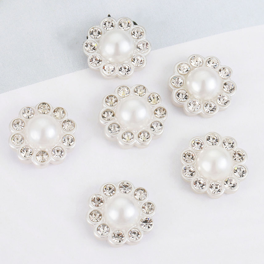 50pcs White Flat Imitation Pea - Resin Art Jewelry Kit ulasan dan harga