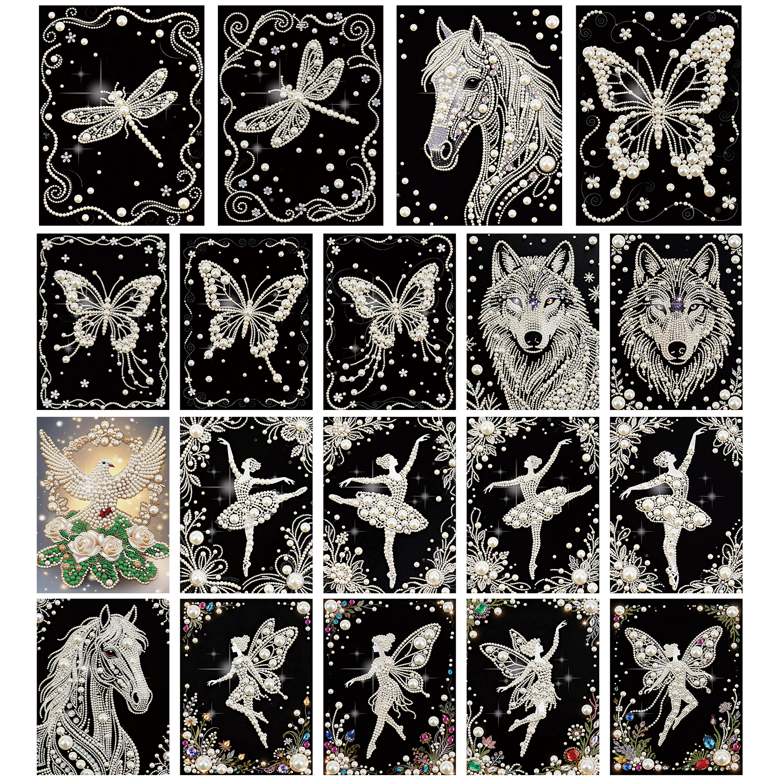 DIY Pearl Painting Art Kits fo - Resin Art Frame ulasan dan harga