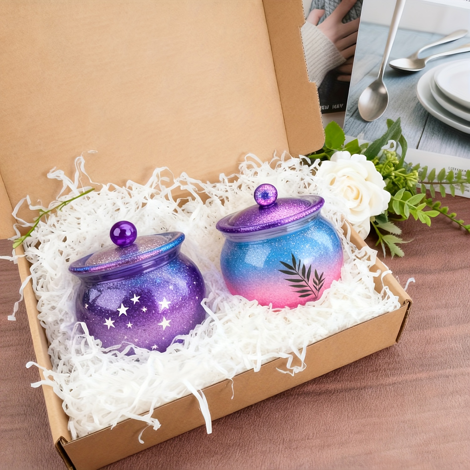 1 set of round resin can molds - Resin Art Case ulasan dan harga