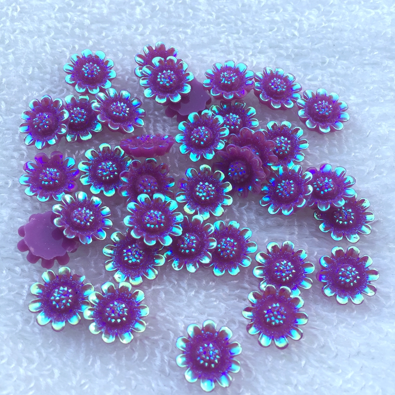 12mm AB resin flower design rh - Resin Art Design For Wedding ulasan dan harga