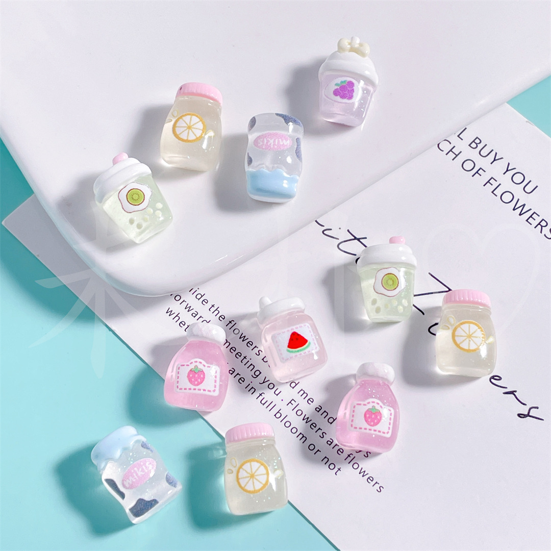100pcs Cartoon mini transparen - Resin Art Case ulasan dan harga