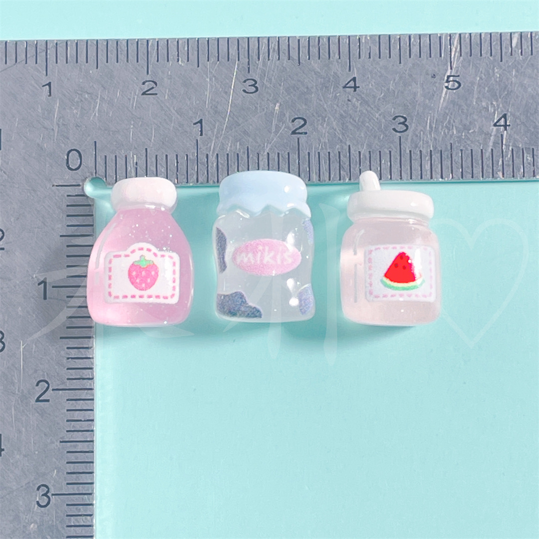 100pcs Cartoon mini transparen - Resin Art Case ulasan dan harga
