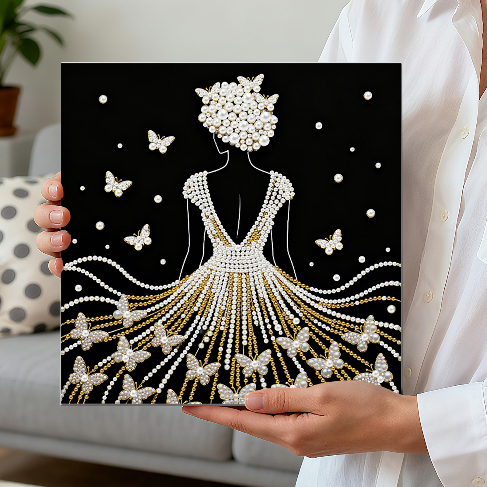 DIY Pearl Painting Art Kits fo - Resin Art Frame ulasan dan harga