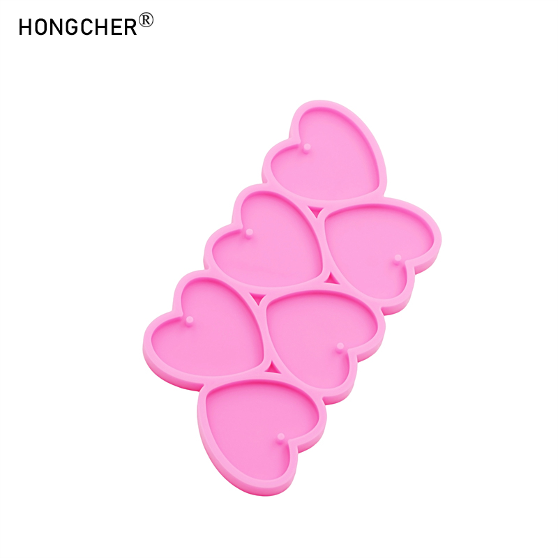 Shiny mirror love epoxy resin  - Resin Art Heart ulasan dan harga
