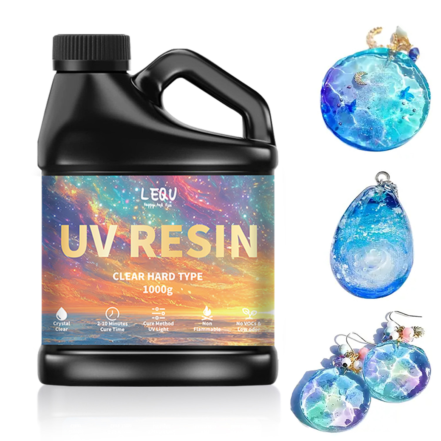 100/200/500/1000g UV Epoxy Res - Resin Art Accessories ulasan dan harga