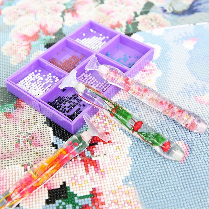 1set Flower Design Resin 5D Di - Resin Art Accessories ulasan dan harga