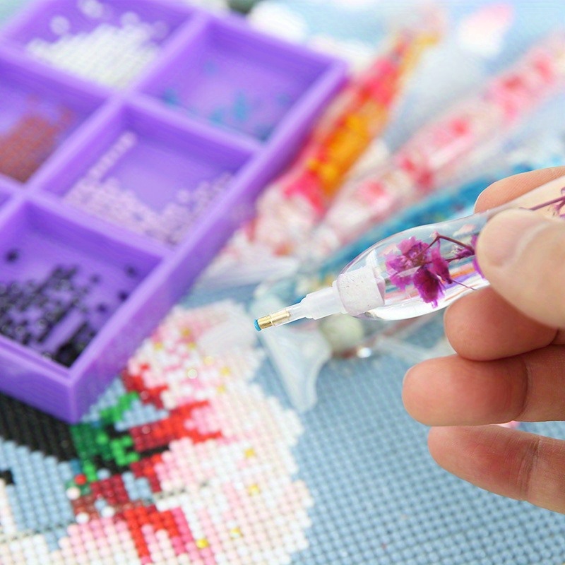 1set Flower Design Resin 5D Di - Resin Art Accessories ulasan dan harga