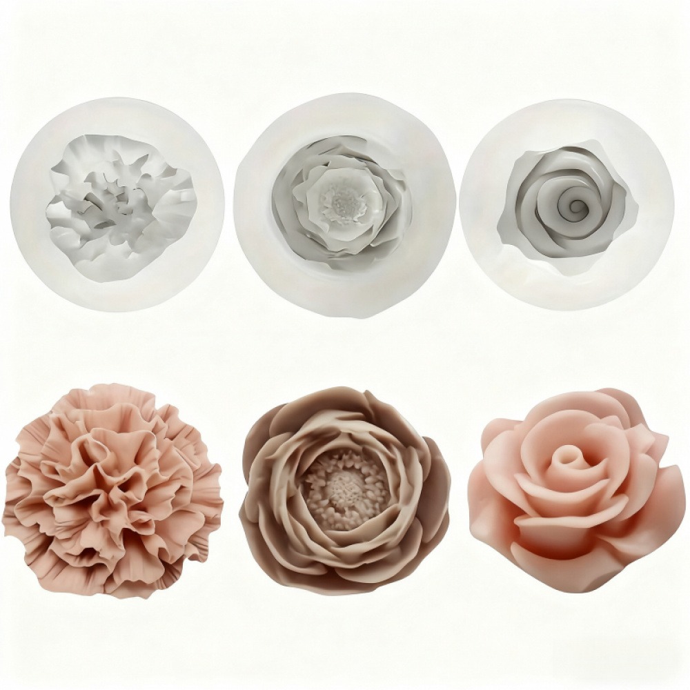 3-Piece Silicone Molds for Ros - Resin Art Rose Petals ulasan dan harga