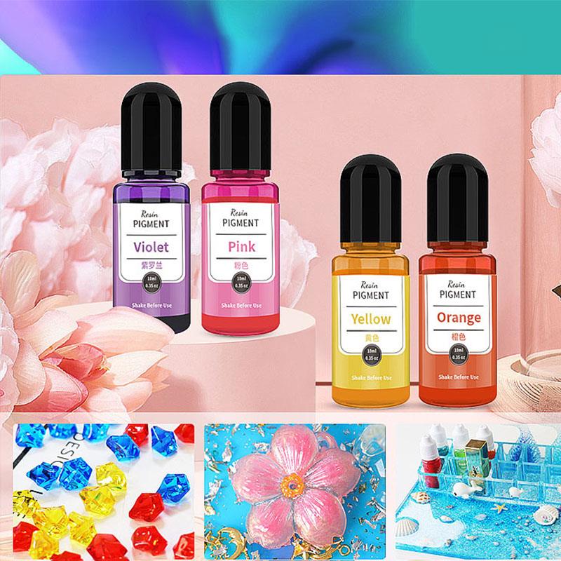 24 Color Art Ink Alcohol Resin - Resin Art Alcohol Ink ulasan dan harga