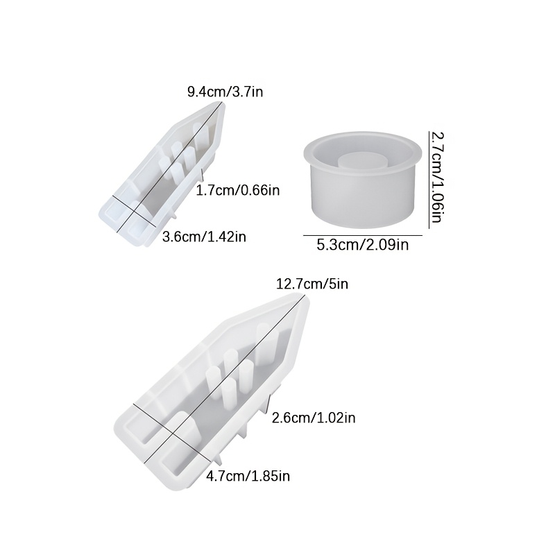 DNEJIU 3pcs Resin Silicone Mol - Resin Art Heart ulasan dan harga